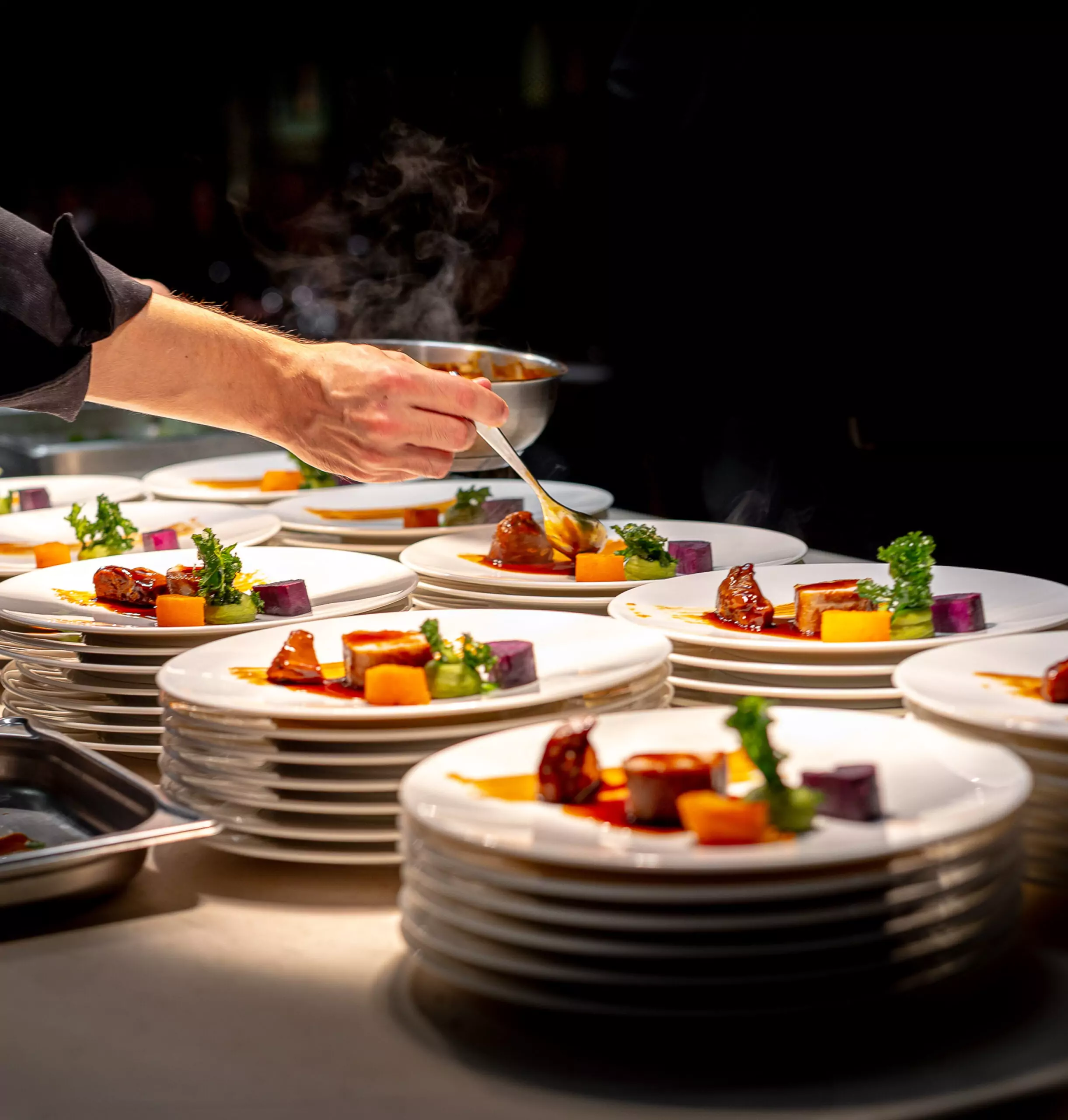 Assiette gastronomique, Les Fougères